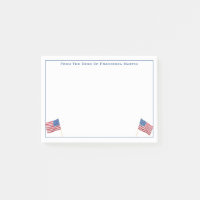 Patriotic Red White and Blue USA Flag Personalisie