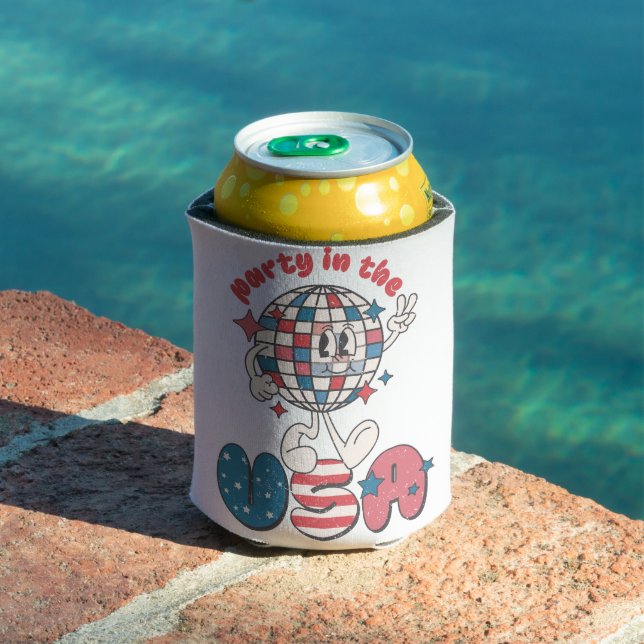 PATRIOTIC RED WHITE BLAUE PARTY IN DEN USA DOSENKÜHLER (In Situ Pool)