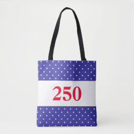 Patriotic Red White & Blue 250 Button