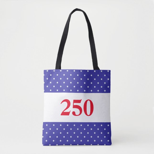 Patriotic Red White & Blue 250 Button (Vorderseite)
