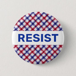Patriotic Resist Button Political