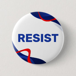 Patriotic Resist Button Political