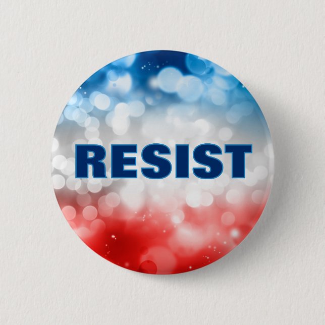 Patriotic Resist Button Political (Vorderseite)