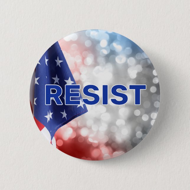 Patriotic Resist Button Political (Vorderseite)
