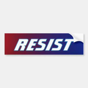 Patriotic Resist Political Autoaufkleber