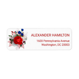 Patriotic Rose Bouquet