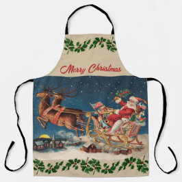 Patriotic Santa Schürze