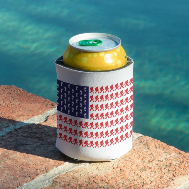 Patriotic Sasquatch Dosenkühler (In Situ Pool)