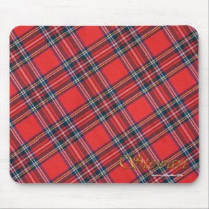 Patriotic Scottish Royal Clan Stewart Kariert Tart Mousepad