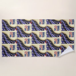Patriotic Semiquincentennial USA 250th July 4th Strandtuch