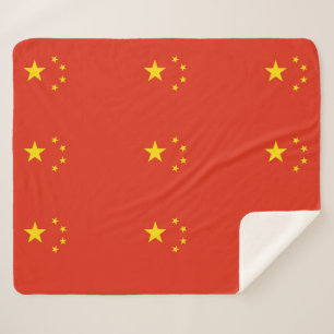 Patriotic Sherpa Blanket mit China Sherpadecke