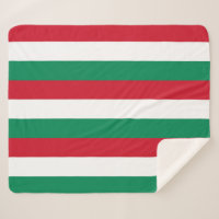 Patriotic Sherpa Blanket mit ungarischer Flagge