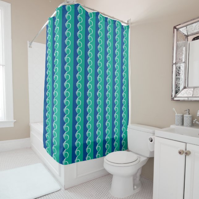 Patriotic Shower Curtain with Flag of Ottawa Duschvorhang (Beispiel)