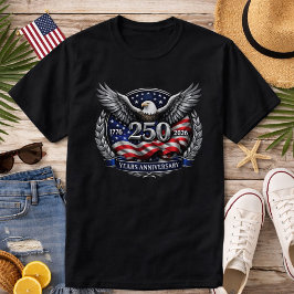 Patriotic Silver Wings of Freedom T-Shirt