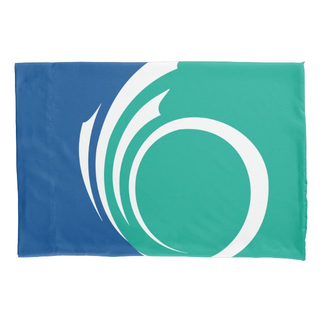 Patriotic Single Pillowcase with flag of Ottawa Kissenbezug (Vorderseite)