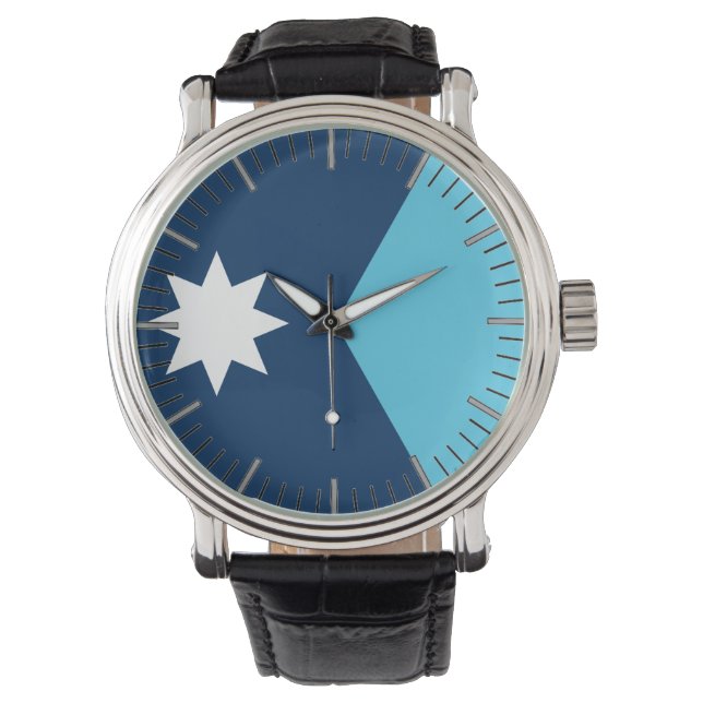 Patriotic, special watch with Flag of Minnesota Armbanduhr (Vorderseite)