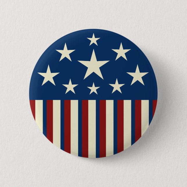 Patriotic Star Button (Vorderseite)