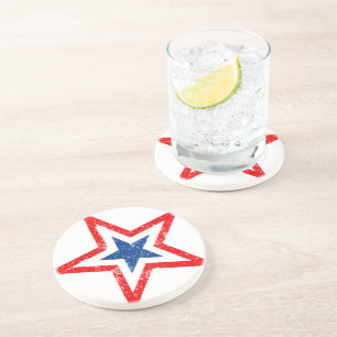 Patriotic Star Drink Untersetzer