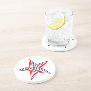 Patriotic Star Drink Untersetzer