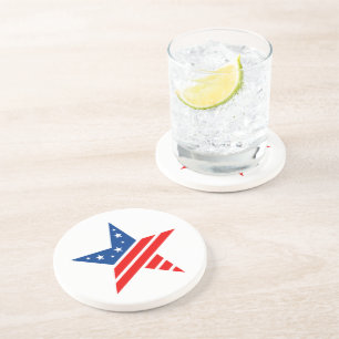 Patriotic Star Drink Untersetzer