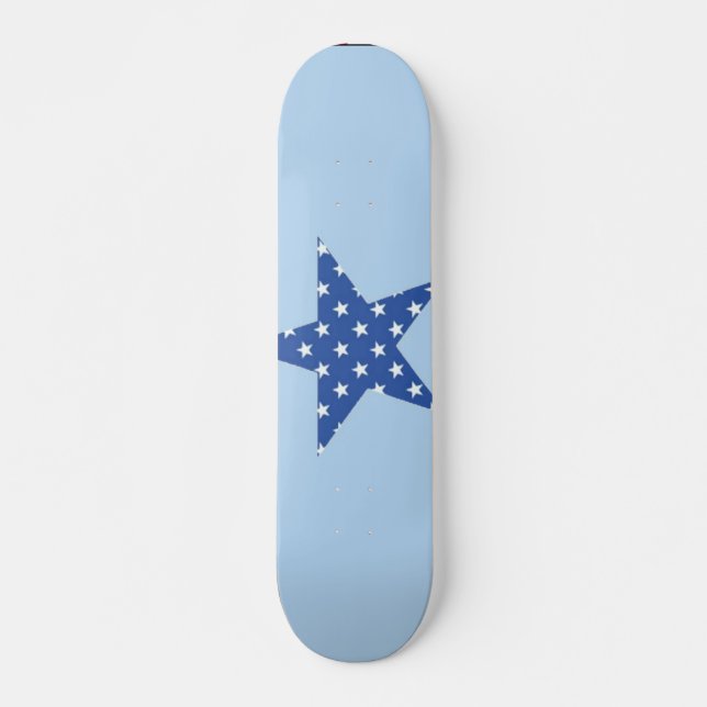 Patriotic Star Skateboard (Vorne)