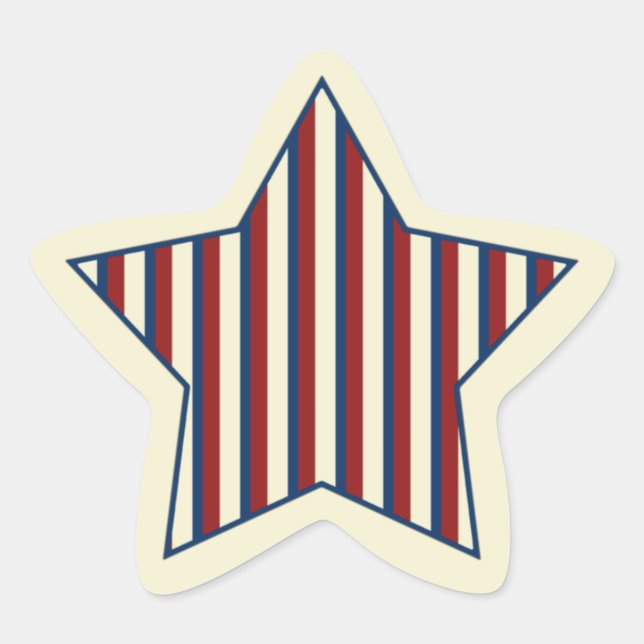 Patriotic Star Stickers (Vorderseite)