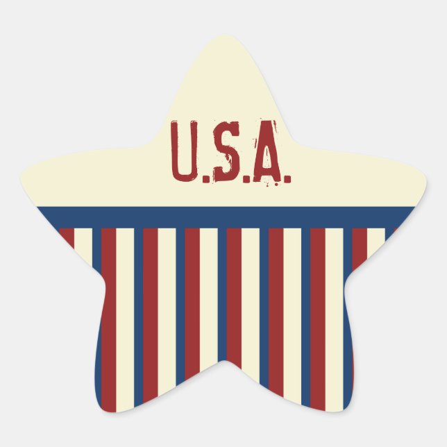 Patriotic Star Stickers (Vorderseite)