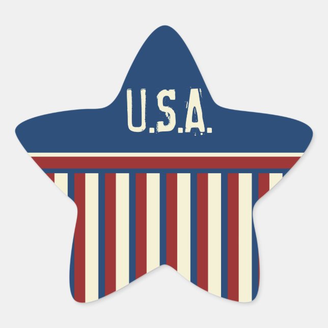 Patriotic Star Stickers (Vorderseite)