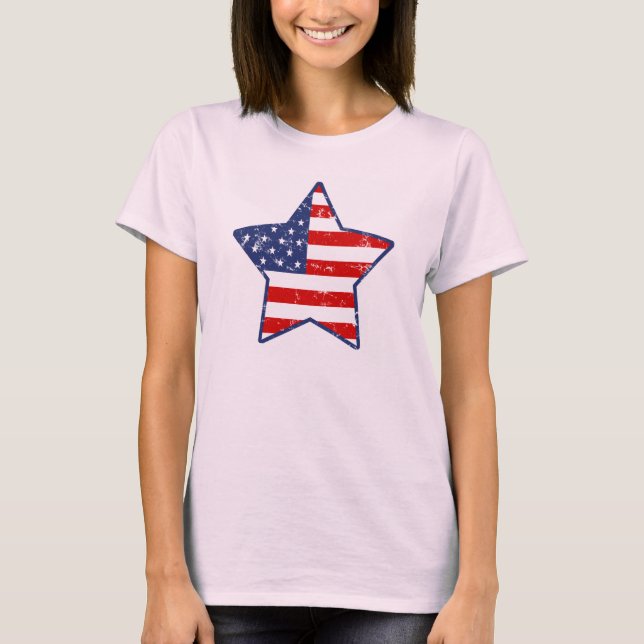 Patriotic Star T-Shirt (Vorderseite)