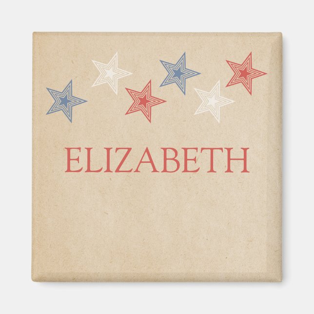 Patriotic Stars Magnet (Vorne)
