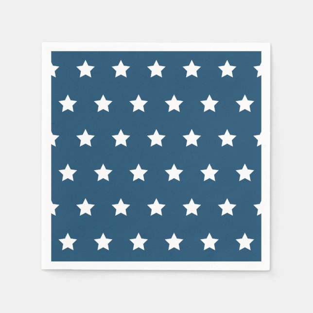Patriotic Stars Napkins Serviette (Vorderseite)