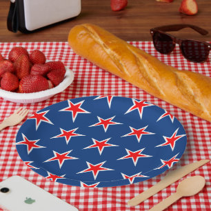 Patriotic Stars Paper Napkins Pappteller
