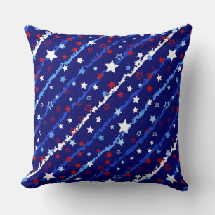 Patriotic Stars Pillow Kissen