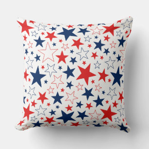 Patriotic Stars Pillow Kissen