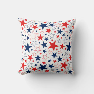 Patriotic Stars Pillow Kissen