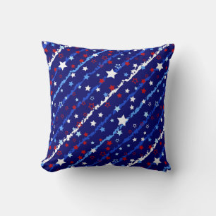 Patriotic Stars Pillow Kissen