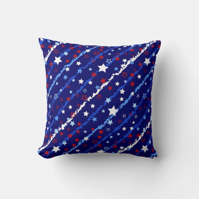 Patriotic Stars Pillow Kissen (Vorderseite)