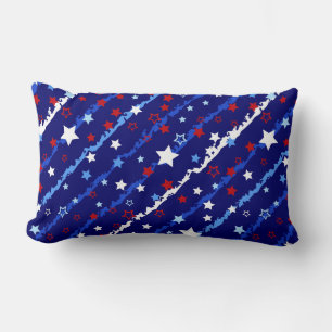 Patriotic Stars Pillow Lendenkissen