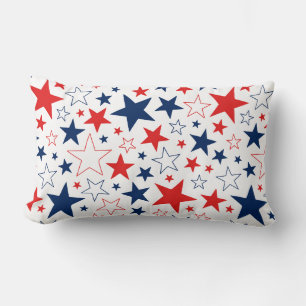 Patriotic Stars Pillow Lendenkissen