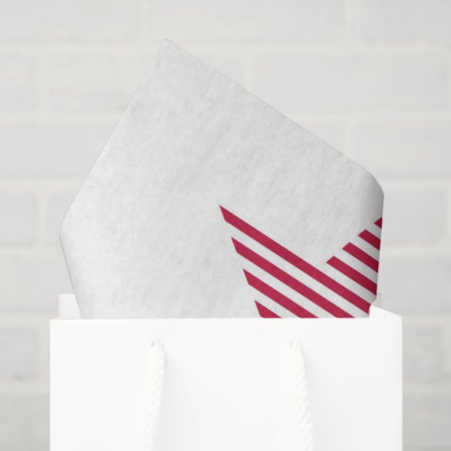 Patriotic Stars Red White Olympic Sports Fun Seidenpapier (Geschenktüte)