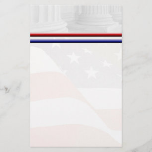 Patriotic Stationary Briefpapier
