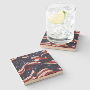 Patriotic Stone Untersetzer