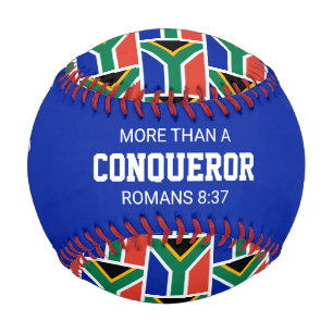 Patriotic SÜDAFRICA Custom Scripting FLAG Baseball