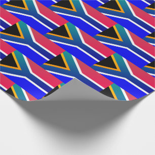 Patriotic SÜDAFRIKA Flag LILA TINT Geschenkpapier