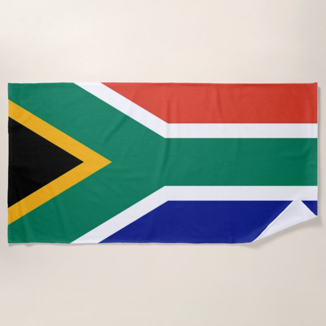 Patriotic Südafrika flagge Bokke Strandtuch (Vorderseite)