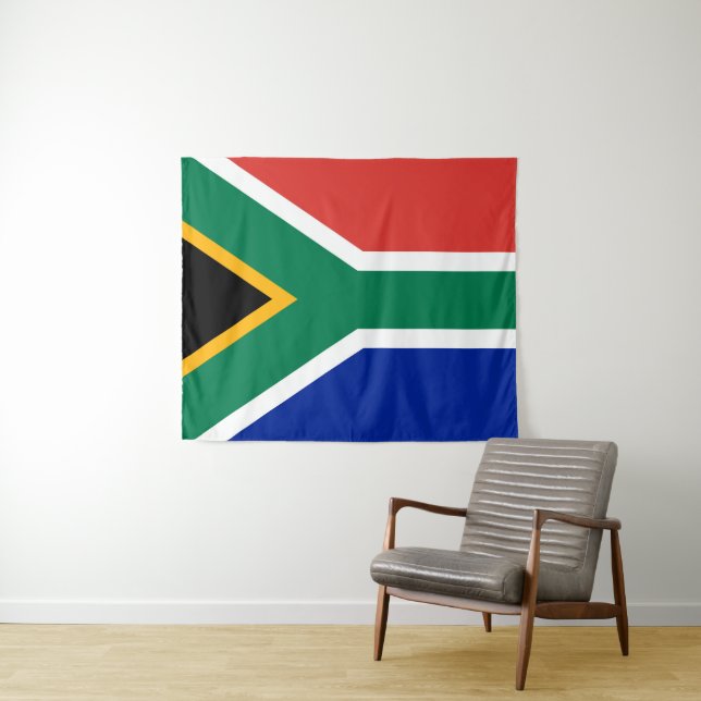 Patriotic Südafrika flagge Bokke Wandteppich (Beispiel (Horizontal))