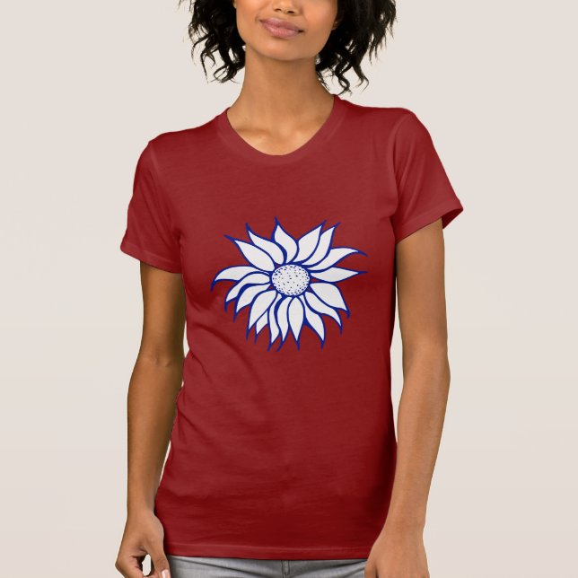 Patriotic Sunflower T - Shirt (Vorderseite)