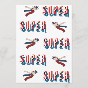 Patriotic Super Star Preisverleihung Einladung