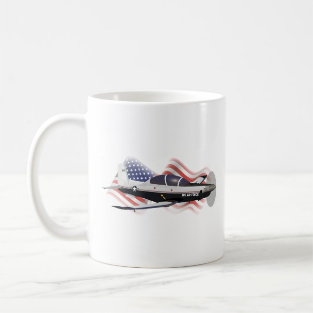 Patriotic T-6 Texan II Trainer Airbus Kaffeetasse (Links)
