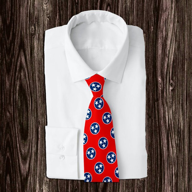 Patriotic Tennessee fashion, flag, USA business Krawatte (Von Creator hochgeladen)